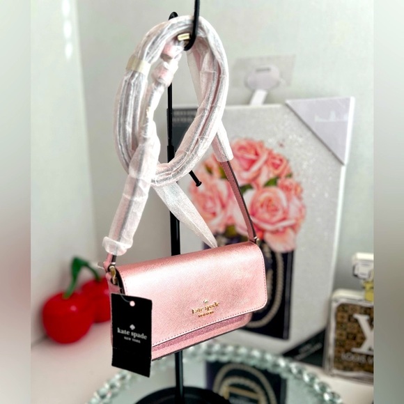 kate spade Handbags - Kate Spade NWT Pink Metallic Crossbody Bag